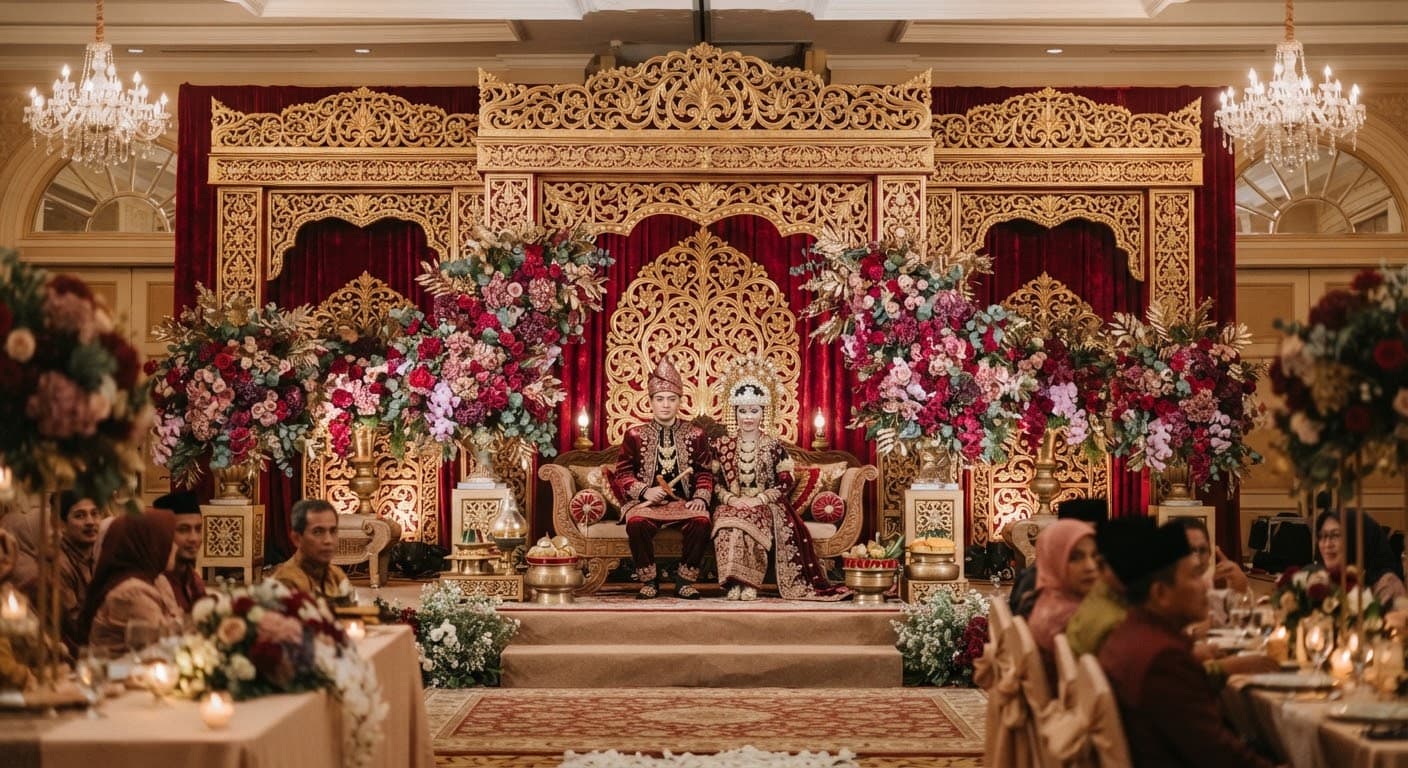 Adat Megah Songket Marun
